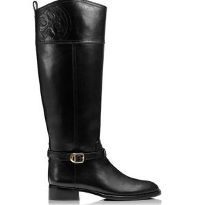 Tory Burch Leather Riding Boots